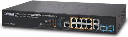 PLANET GS-5220-8UP2T2X Netzwerk-Switch Managed L3 Gigabit Ethernet (10/100/1000) Power over Ethernet (PoE) 1U Blau (GS-5220-8UP2T2X)