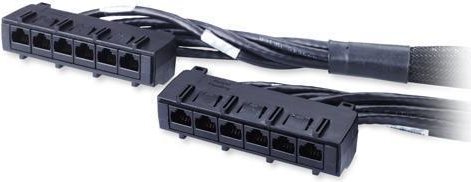 APC Data Distribution Cable Cat6 Data Distribution Cable Cat6 UTP CMR 6 x RJ-45 Black 6,4 Meter./ Länge: 6,4 m/ Normung: Cat6/ Ummantelung: PVC/ Farbe: schwarz (DDCC6-021)