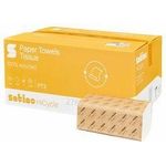 satino by wepa Handtuchpapier HiCycle, 250 x 230 mm 2-lagig, naturweiß, aus 100% Recyclingpapier, V-Falz, - 1 Stück (278510)
