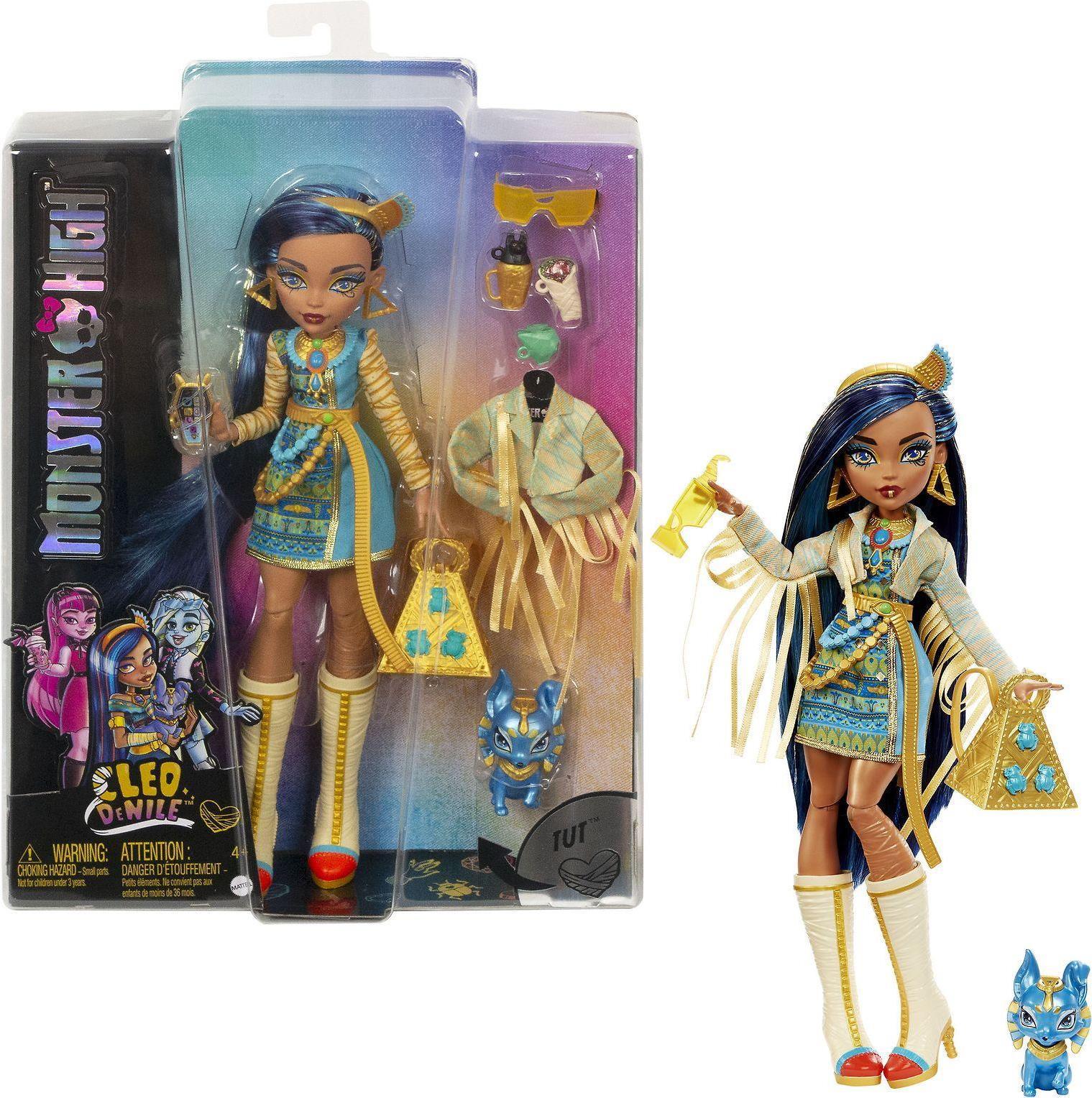 Monster High Cleo De Nile Doll With Pet And Accessories (01123004)
