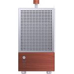 Jonsbo T6 PC Gehäuse Mini-Tower Mini-ITX Tempered Glass Holz - silber (T6 SILVER)