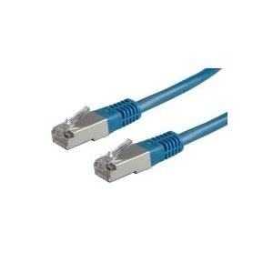 ROLINE S/FTP-Patchkabel Kat.5e, blau, 0,5m (21.15.0384)