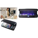 Safescan 75 LED UV/Weißl Pruefgerät Waehrungen Pässe Schwarz (131-0723)