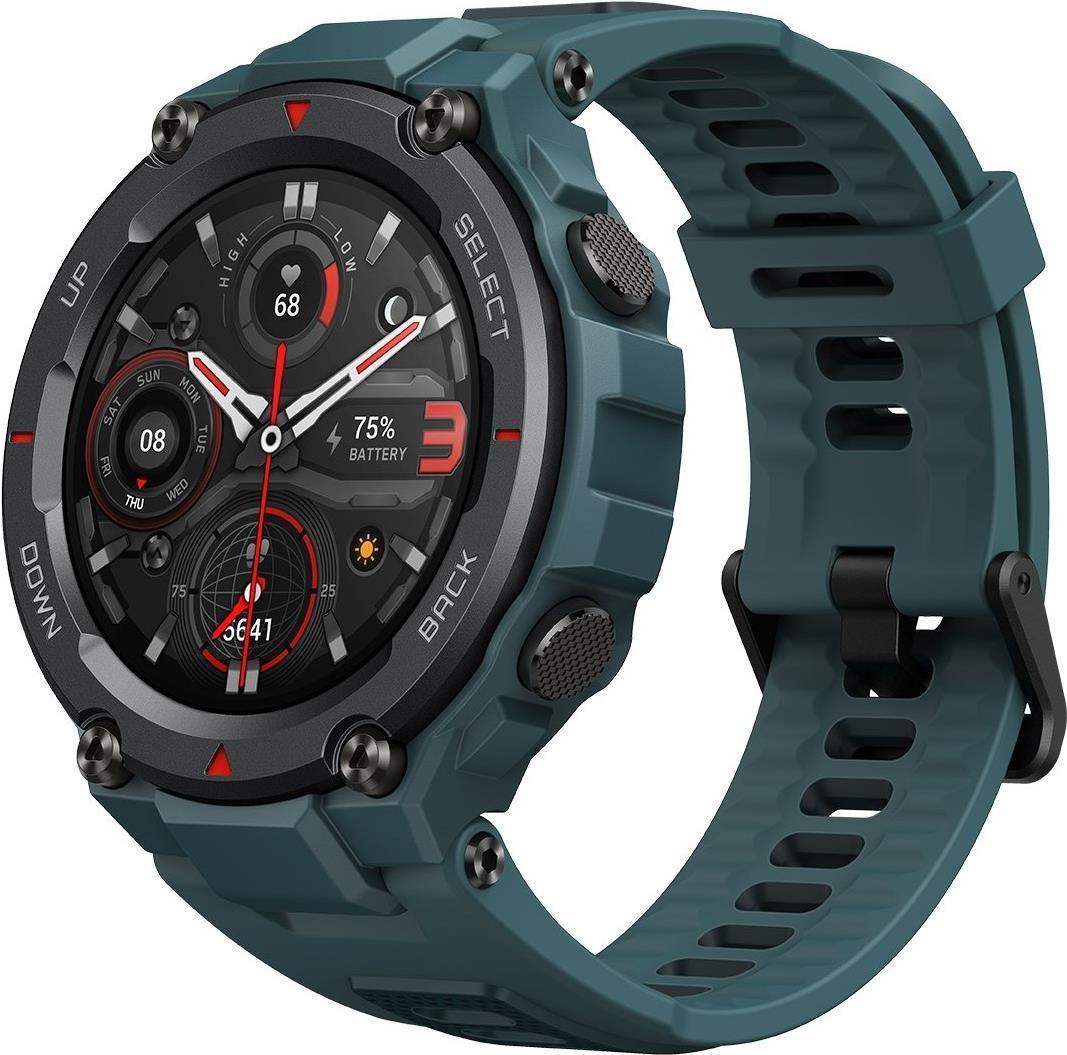 Amazfit T-Rex Pro 3,3 cm (1.3 ) AMOLED Blau GPS (T-REX PRO STEEL BLUE) - Sonderposten
