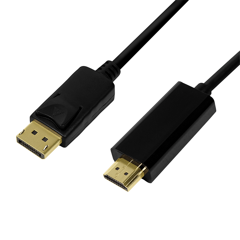 LOGILINK DisplayPort-Kabel DP 1.2 zu HDMI 1.4 3m black