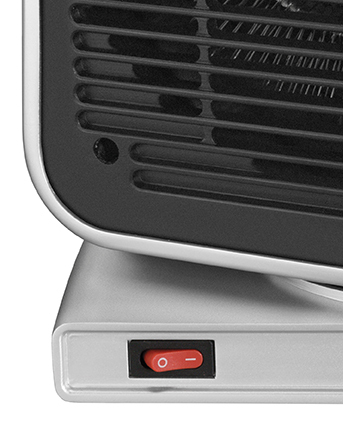 UNOLD Rotate Heizlüfter 2000 W Silver/Black