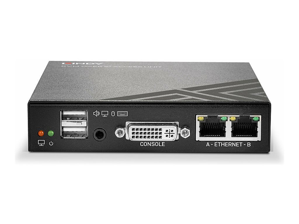 Lindy KVM over IP Access 1920 x 1200 Schwarz