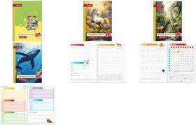 ROTH Hausaufgabenheft Klipp & Klar "Einhorntraum" für Grundschule, mit Tagesfarben und Kalendarium, - 1 Stück (89538)