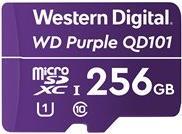 WD Purple 256GB Surveillance microSD XC Class - 10 UHS 1 (WDD256G1P0C)