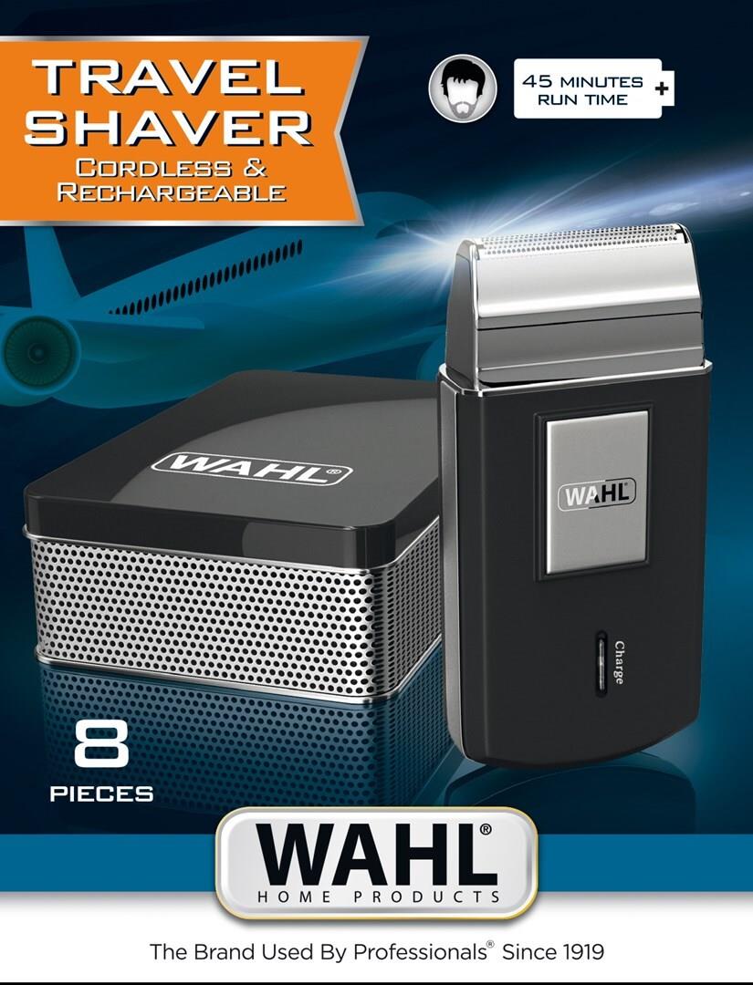 Wahl 03615 Travel Shaver Rasierer Schnurlos Schwarz - Silber