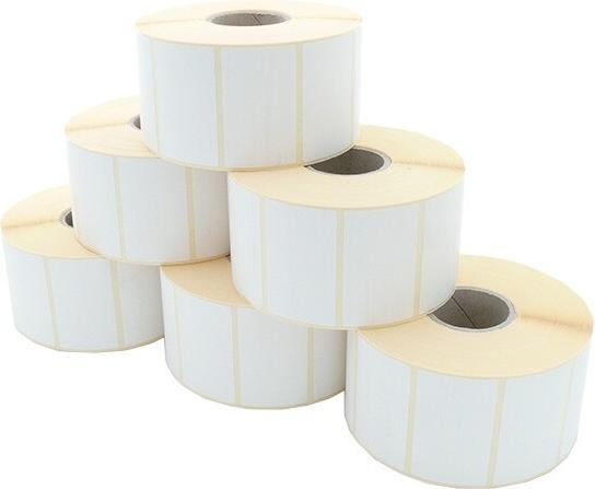 ARTDEV Etikettenrolle - Thermodirekt, 60 x 36mm, D127mm, Kern 40, 2000 Etiketten/Rolle, permanent, ... (EDP 060-036 K40 D127)