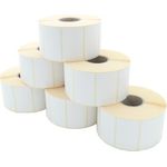 ARTDEV Etikettenrolle - Thermodirekt, 60 x 36mm, D127mm, Kern 40, 2000 Etiketten/Rolle, permanent, ... (EDP 060-036 K40 D127)