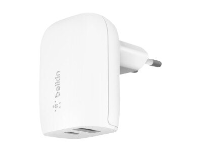 Belkin BoostCharge Netzteil 37W USB-C 25W PD + USB-A Weiß