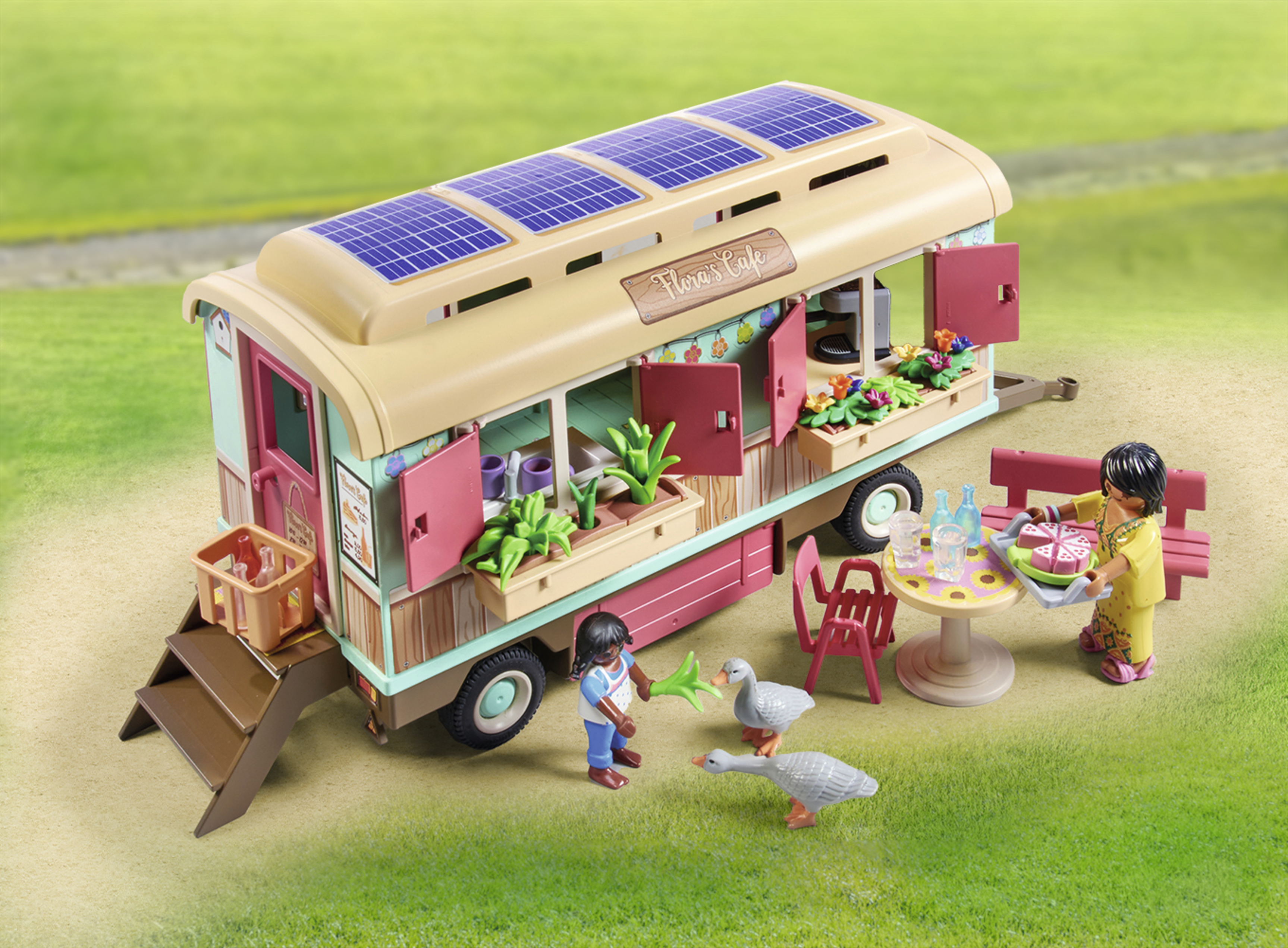 PLAYMOBIL Country 71441 Gemütliches Bauwagencafé