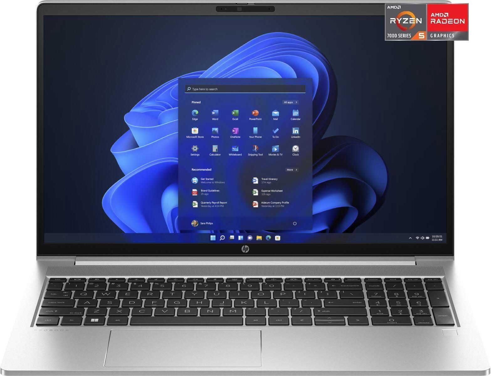 HP ProBook 455 G10 AMD Ryzen™ 5 7530U Notebook 39,6cm (15,6 Zoll)(16GB RAM, 256GB SSD, Full HD, FreeDOS) (9G850ES#ABD)