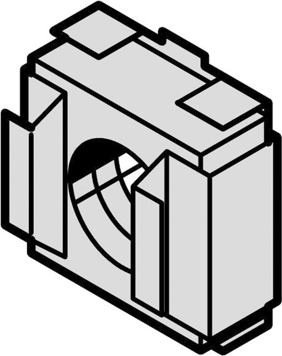 SCHROFF Käfigmutter M6 - KAEFIGMUTTERN M6/2,5 50STK (21100003)