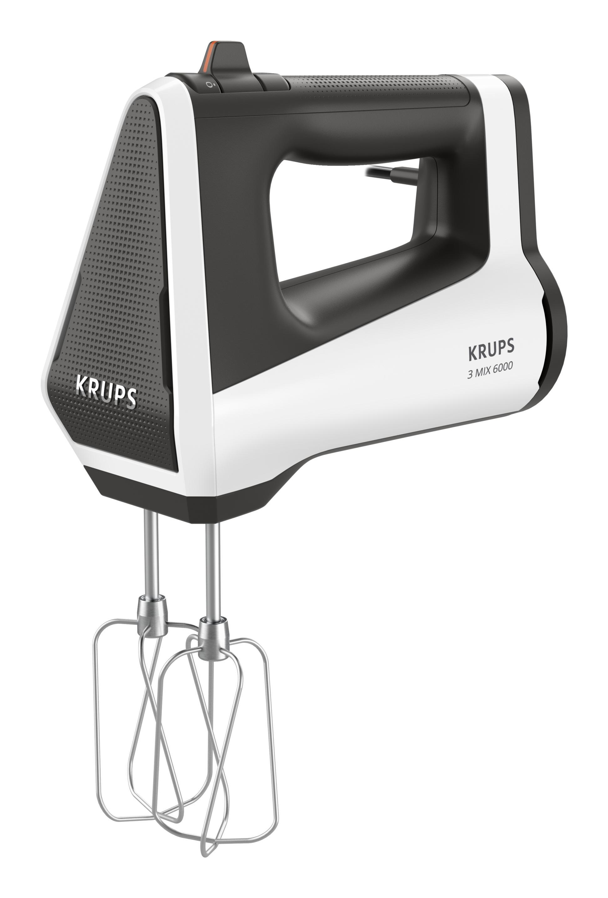 Krups 3 Mix 6000 Handrührgerät 600 W Grau, Weiß
