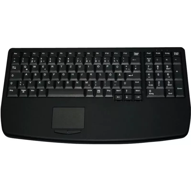 Active Key Industrie AK-7410-GP-B/GE - großes Touchpad - schwarz (AK-7410-GP-B/GE) (geöffnet)