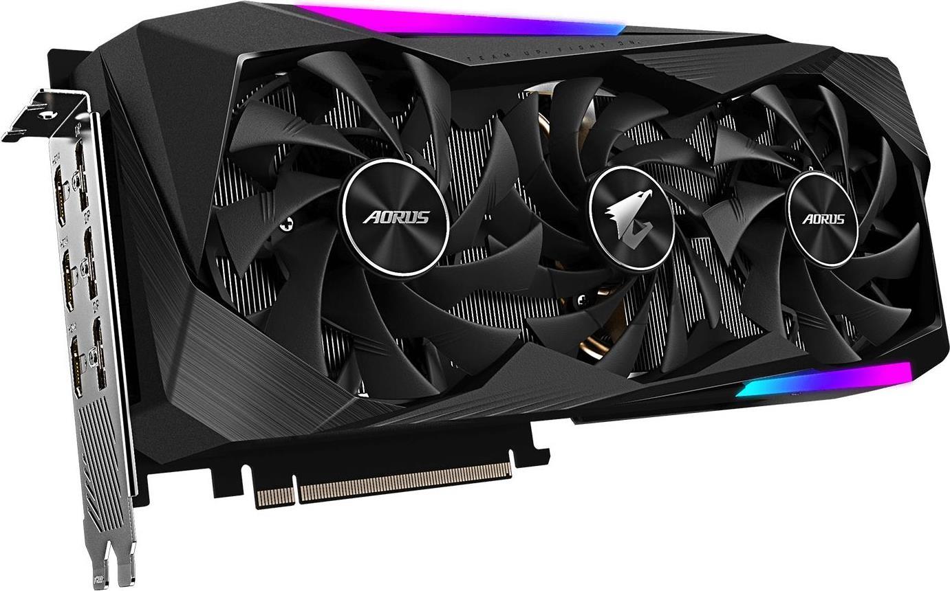 Gigabyte AORUS GeForce RTX 3070 MASTER 8G (rev. 2.0 - Grafikkarten - GF RTX 3070 - 8 GB GDDR6 - PCIe 4.0 x16 - 3 x DisplayPort, 3 x HDMI
