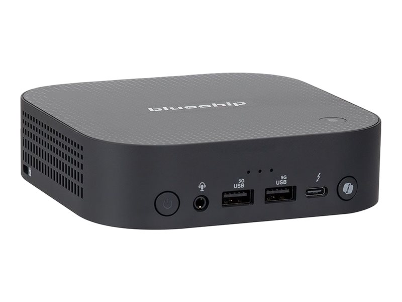 bluechip BUSINESSline M1470 Mini-PC Intel Core Ultra 7 258V 32 GB RAM 500 GB SSD Windows 11 Pro Schwarz