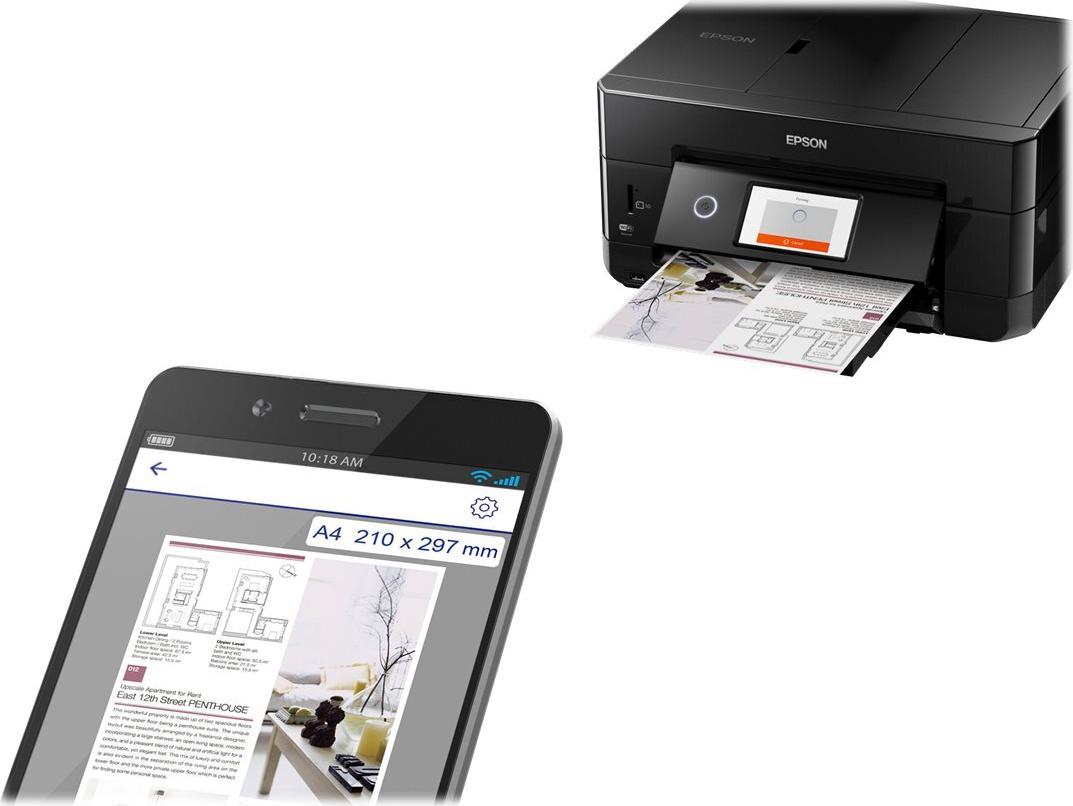 Epson Expression Premium XP-7100 Small-in-One 4,3" Touchscreen Multifunktionsdrucker WLAN Schwarz