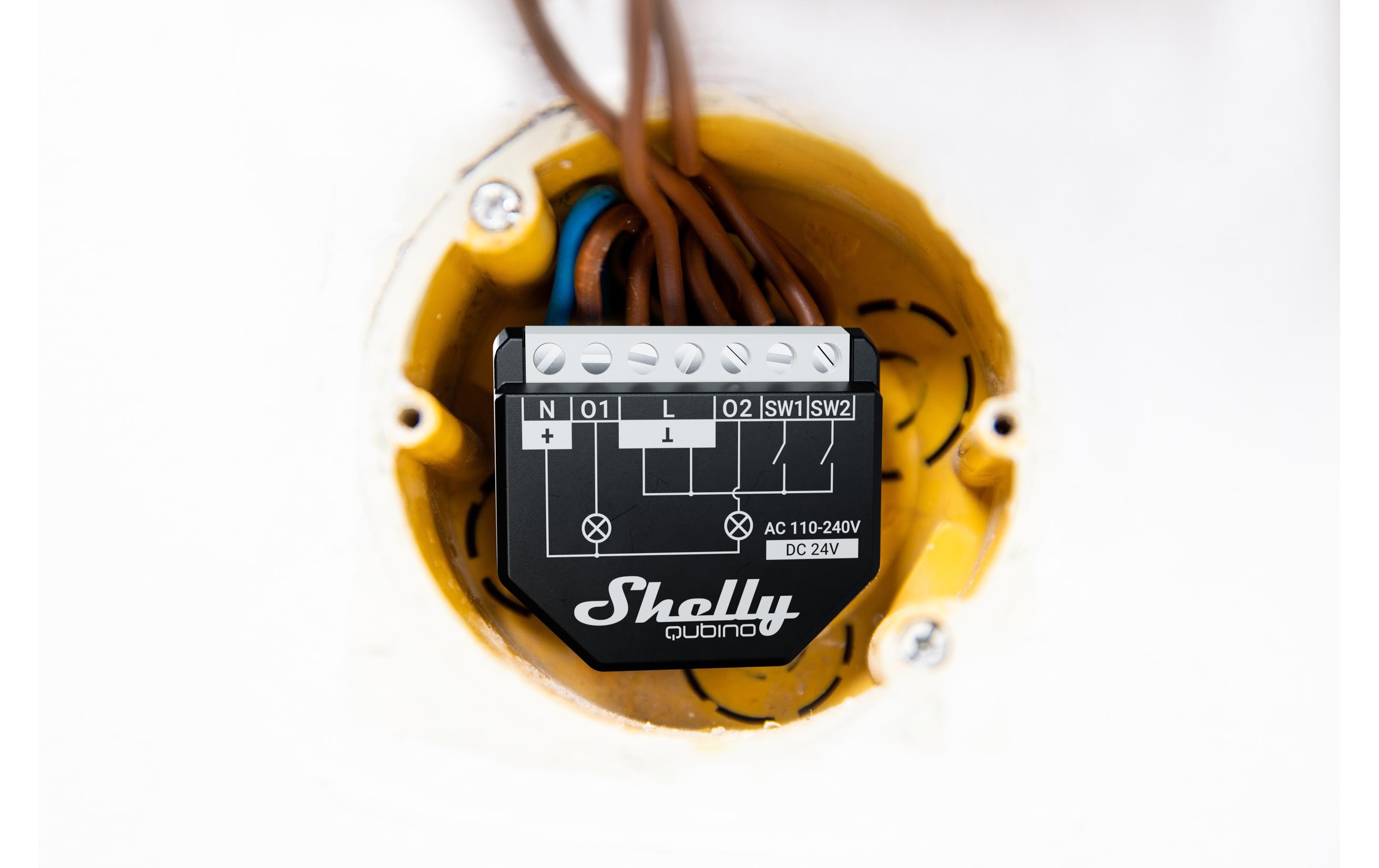 Shelly Wave 2PM Schaltaktor Z-Wave 2 Kanäle 16A