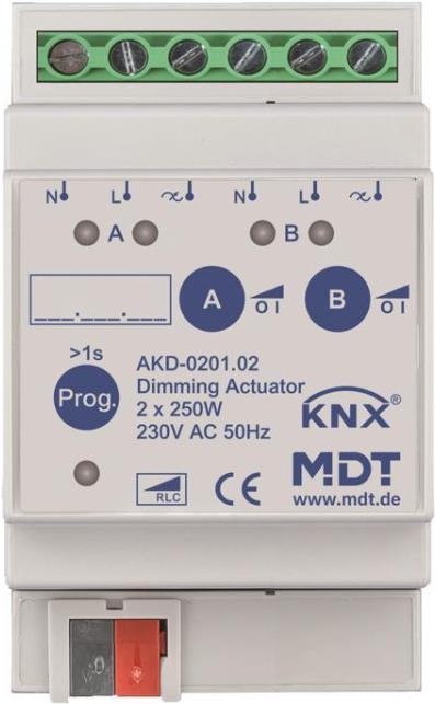 MDT AKD-0201.02 250W, 230VAC mit Wirkleistungsmessung (AKD-0201.02)
