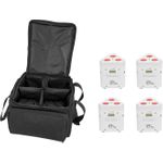 EUROLITE Set 4x AKKU TL-3 TCL weiß + SB-4 Soft-Bag (20000649)