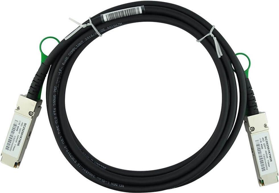 BLUELAN Kompatibles Cisco QSFP-H40G-CU2M BlueLAN QSFP Direct Attach Kabel, 40GBASE-CR4, Ethernet/Inf