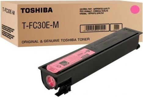 Toshiba Toner T-FC30EM TFC30EM für e-Studio eStudio 2050C 2051C 2550C 2551C magenta (6AJ00000283) (6AJ00000283)