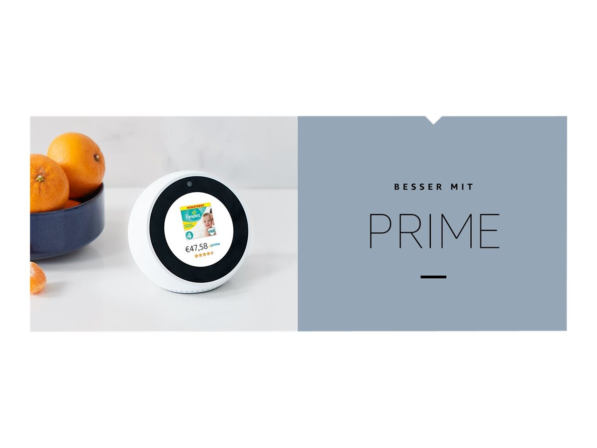 Amazon Echo Spot 2,8" Smart-Display Weiß