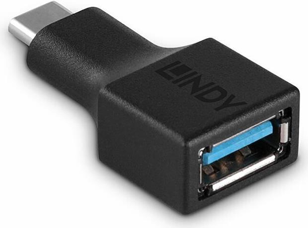 Lindy 41899 USB-Adapter USB Typ A zu USB Typ C Schwarz