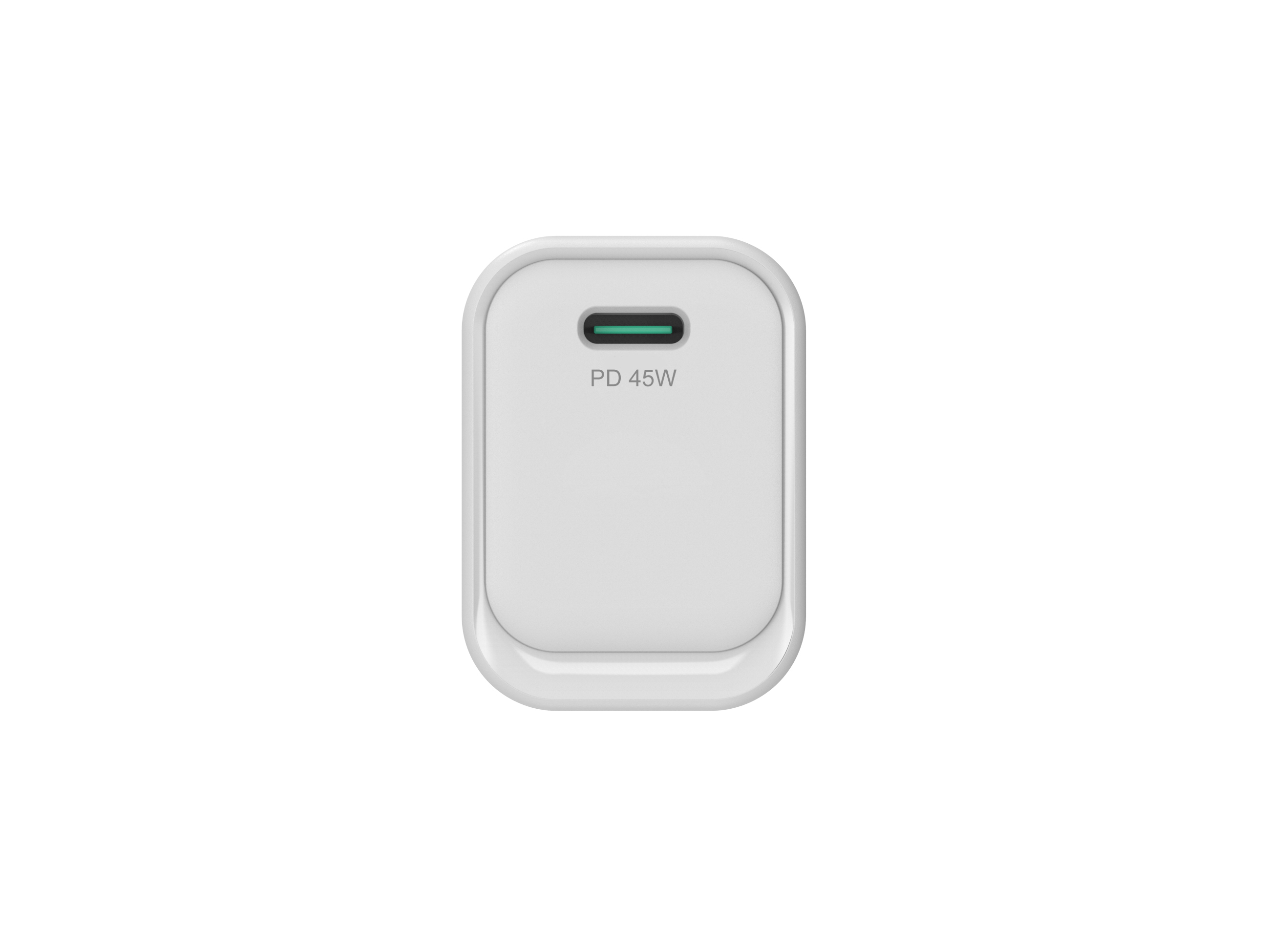 Conceptronic ALTHEA19W45 GaN USB-C Ladegerät 45W PD 3.0 PPS Weiß
