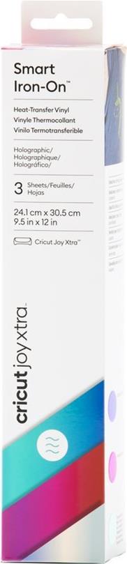 cricutâ„¢ Joy Xtra Smart Iron-On Holografisches-Muster Aufbügelfolie 3 St. farbsortiert 24,1 x 30,5 cm, 3 St. (2010397)