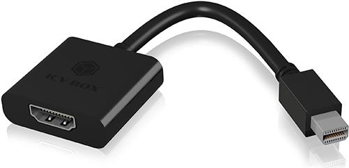 ICY BOX IB-AC538a 0,15 m Mini DisplayPort HDMI Schwarz (IB-AC538a)