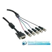 Monitorkabel VGA 15pol an 5x BNC 1,8m, Good Connections® (4305-BN)