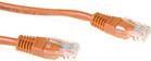 ACT Brown 0.5 meter U/UTP CAT6 patch cable with RJ45 connectors. Cat6 u/utp brown 0.50m (IB1600)