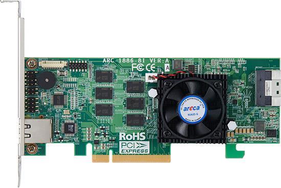 Areca ARC-1886-8I RAID-Controller PCI Express x8 4.0 12 Gbit/s (ARC-1886-8I)