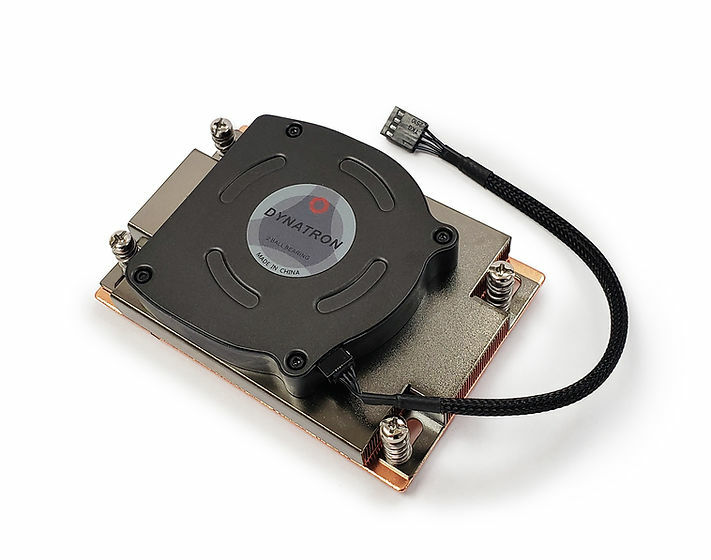 Dynatron A52 CPU-Kühler 80 mm Luftkühlung SP6 TR5 1U Schwarz, Grau