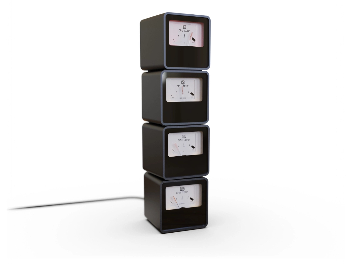 Streacom VU1-Dial Anzeige Schwarz