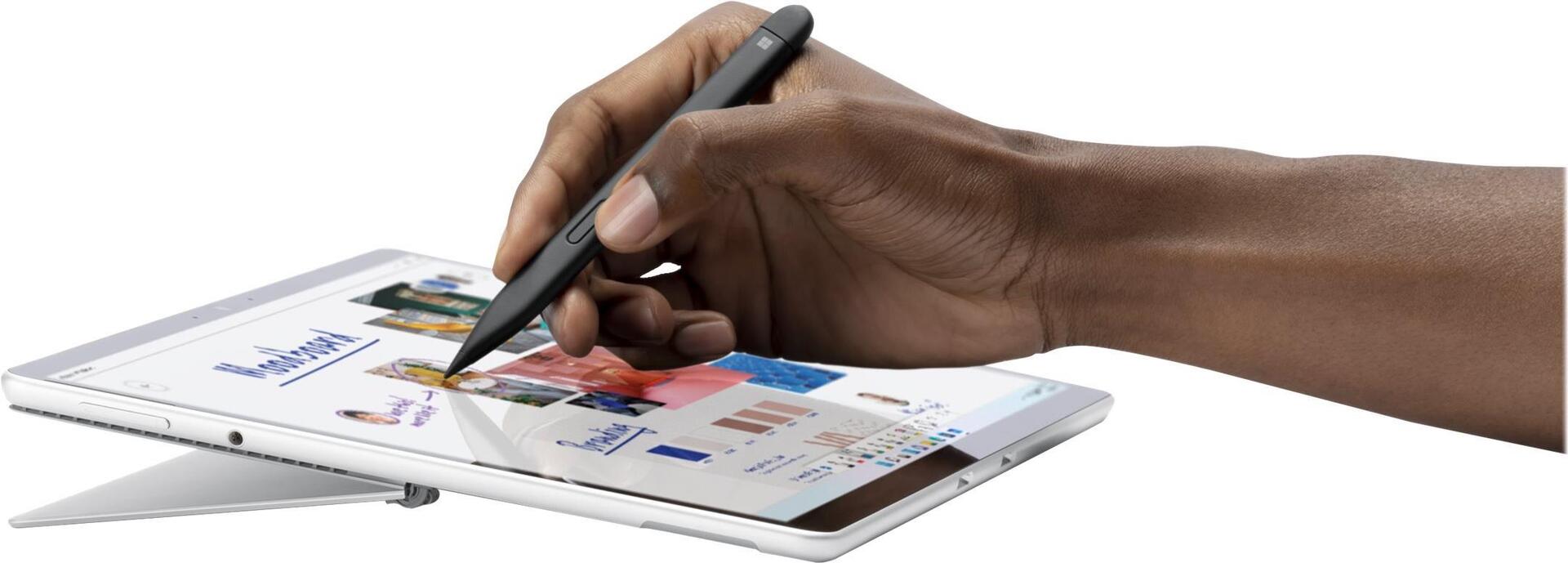 Microsoft Surface Slim Pen 2 Demo Aktiver Stylus Bluetooth 5.0 Mattschwarz