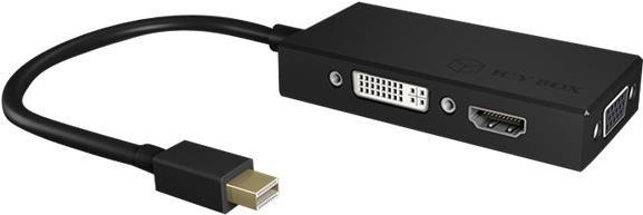IB-AC1032 DisplayPort->HDMI bk| 3-in-1 Mini DisplayPort? zu HDMI (IB-AC1032)