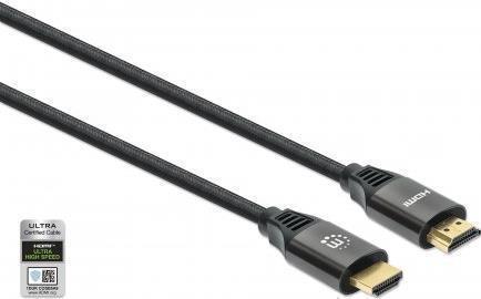 Manhattan 355933 HDMI-Kabel 1 m HDMI Typ A (Standard) Schwarz (355933)