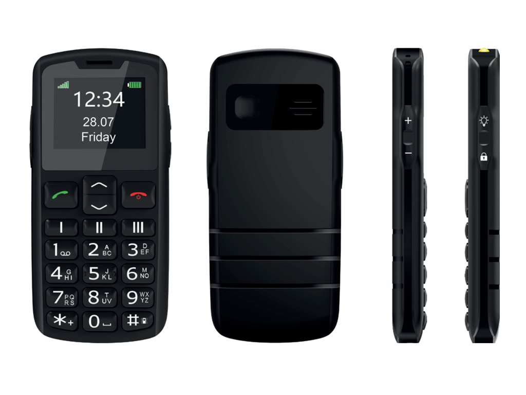 Bea-fon Silver Line SL230 1.8" Feature Phone Schwarz