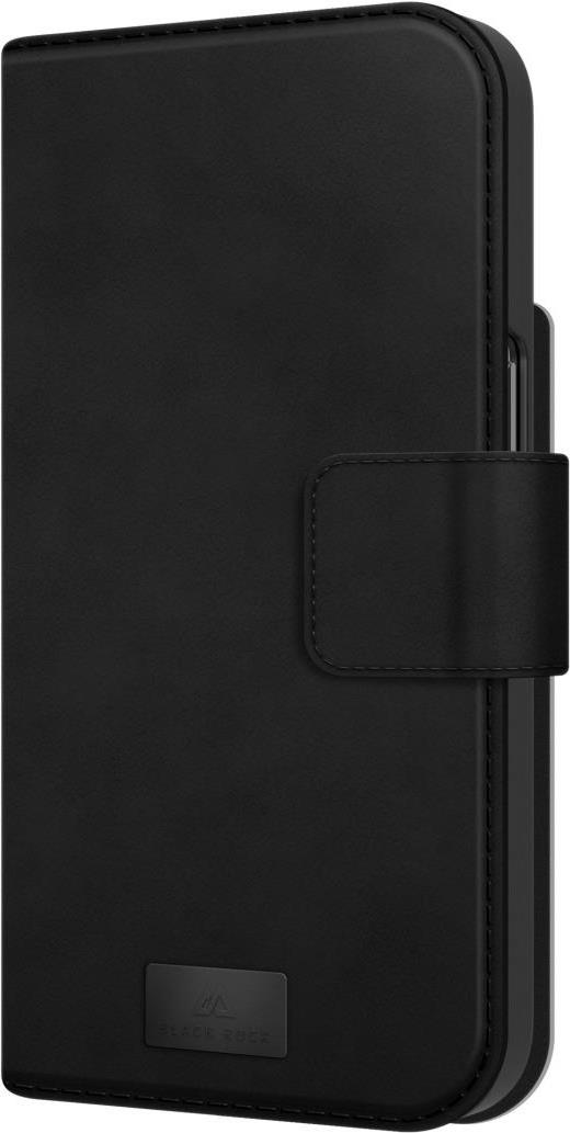 BLACK ROCK Wallet 2in1 für Apple iPhone 13, Premium Leather, Schwarz (00217709)