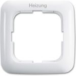 BUSCH-JAEGER Rahmen mit Aufdruck ,,Heizung-Notschalter' 2511JH-214 Reflex SI alpinweiss 2511JH-214 (1725-0-1009)