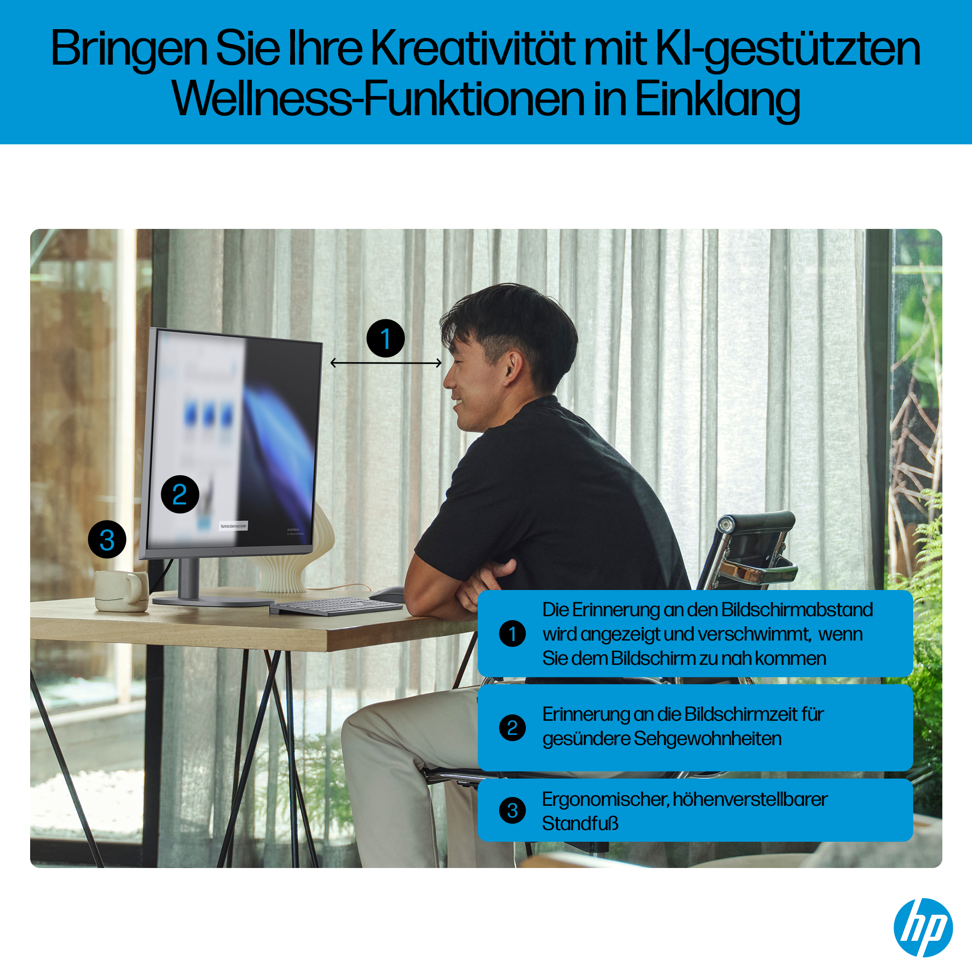 HP OmniStudio X 32-c0170ng 31,5" 4K UHD Core Ultra 7 32 GB RAM 1 TB SSD Silber
