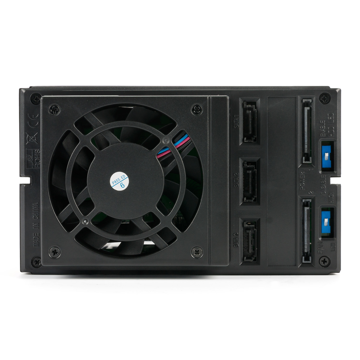 FANTEC BP-SA2131 3x 3.5" SAS/SATA Backplane Schwarz