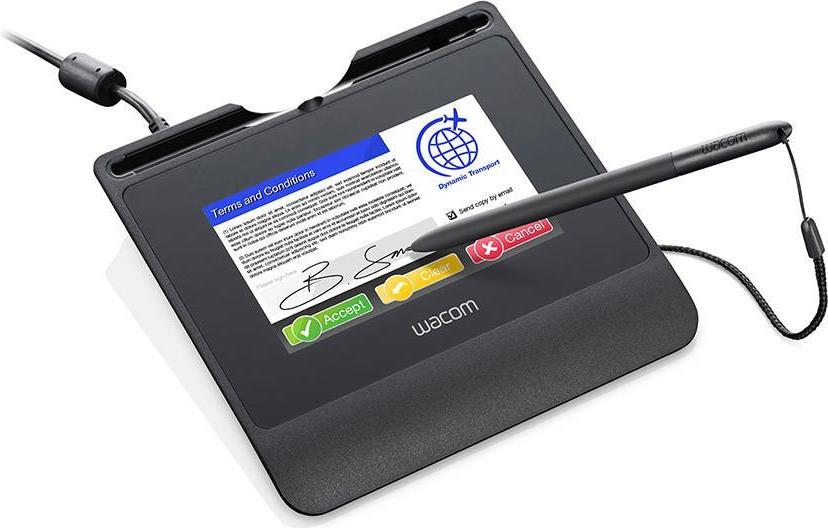 Wacom STU-540 Unterschriften-Terminal mit LCD 5" Elektromagnetisch USB 2.0 Seriell Schwarz