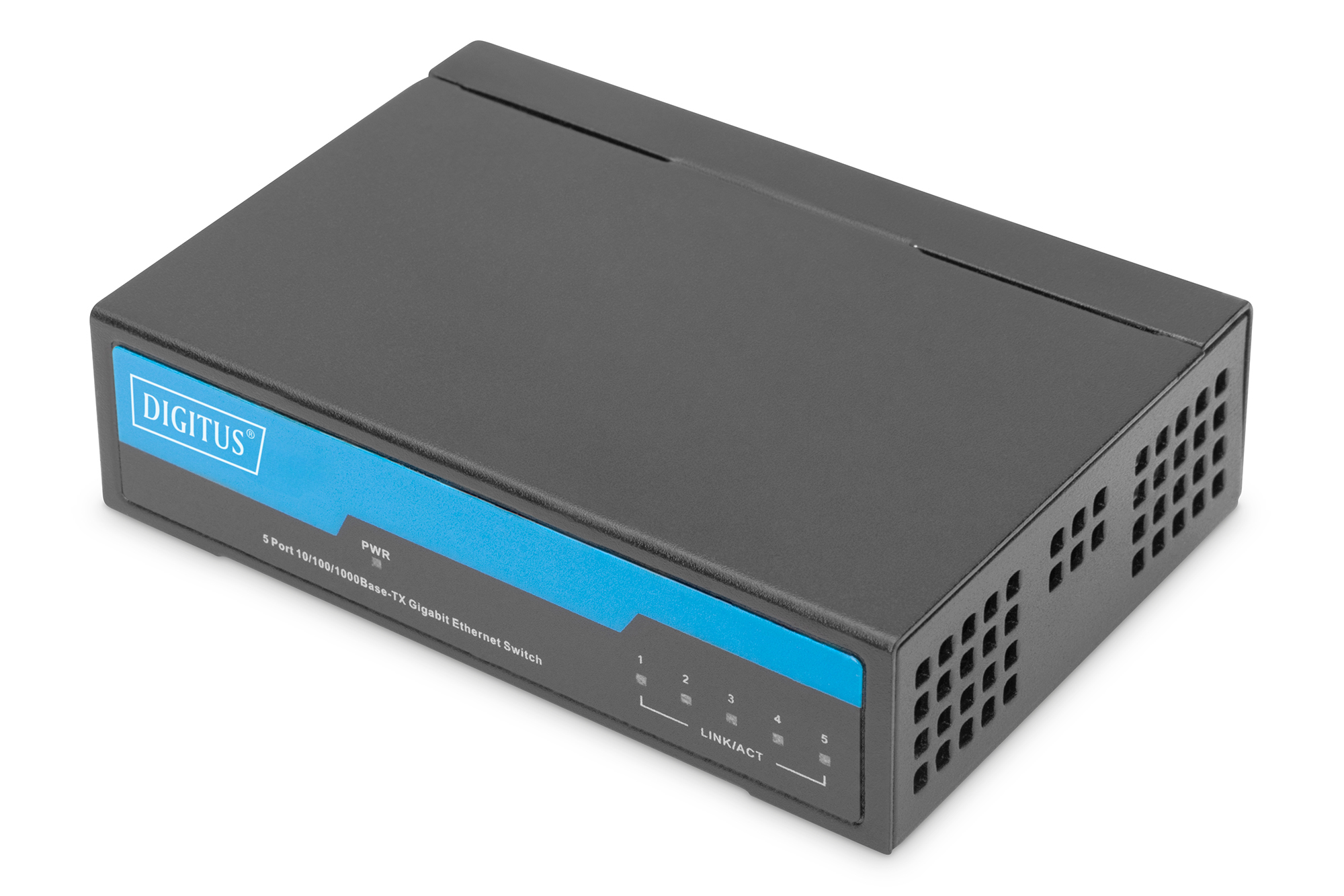 Digitus 5-Port Gigabit Switch Unmanaged Schwarz